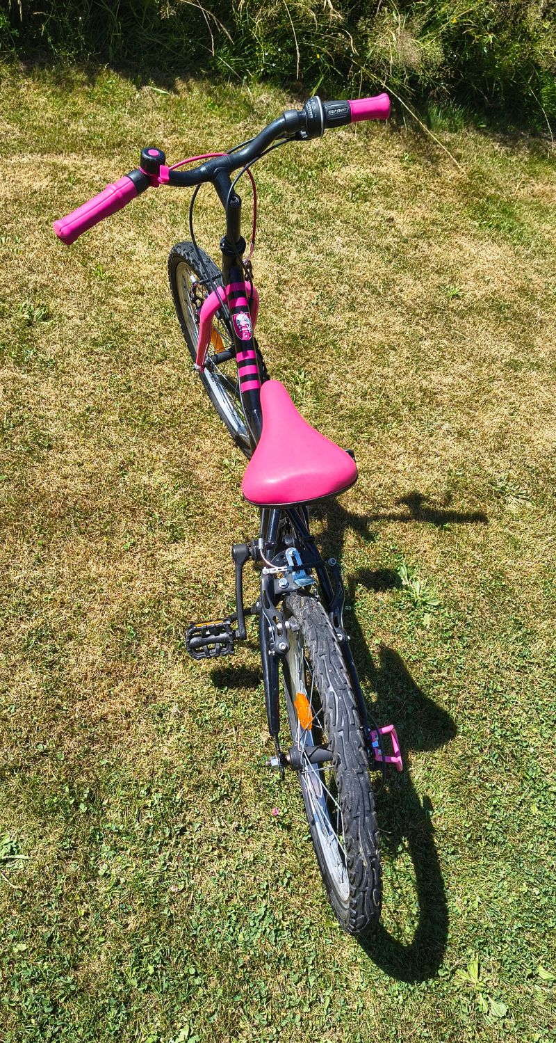 Prodám dětské holčičí kolo BTWIN s 20" koly.