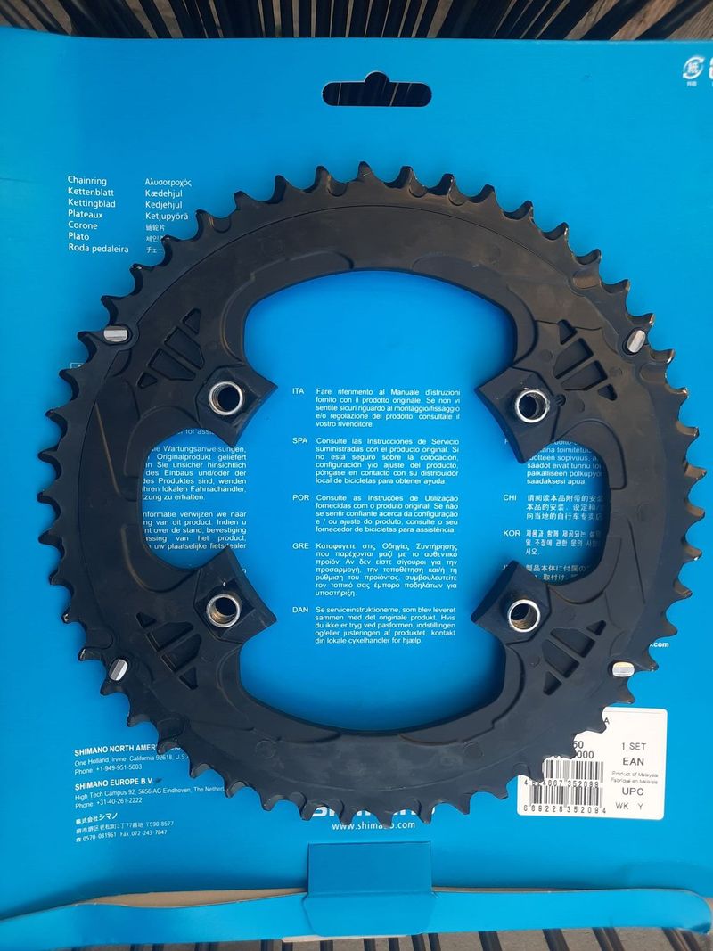 Převodník Shimano TIAGRA 50z, 10/11sp,4700 a ULTEGRA 52z