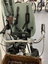 Přední sedačka na kolo s upínacím adaptérem a držákem Urban Iki - Icho zelená/Bincho černá