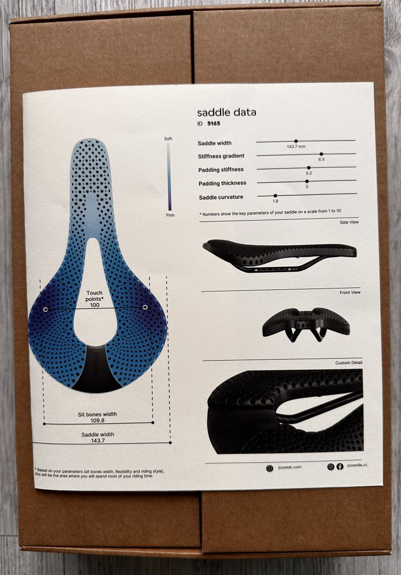 Celokarbonové sedlo 3D POSEDLA Joyseat 2.0
