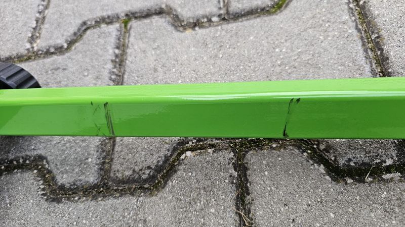 Tažná tyč za kolo, zelená 