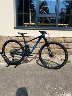 Celoodpružené kolo GHOST Lector FS Essential Petrol Blue/Ocean Blue XS