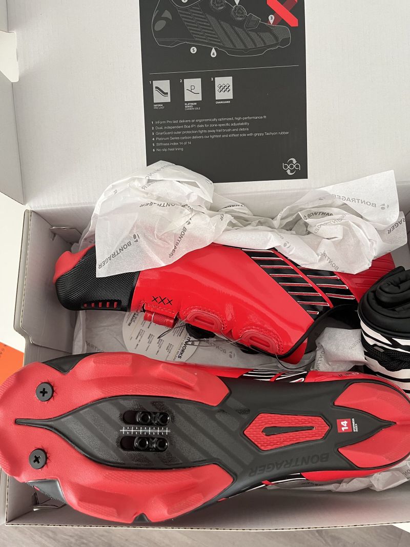 nové MTB tretry Bontrager XXX vel 42