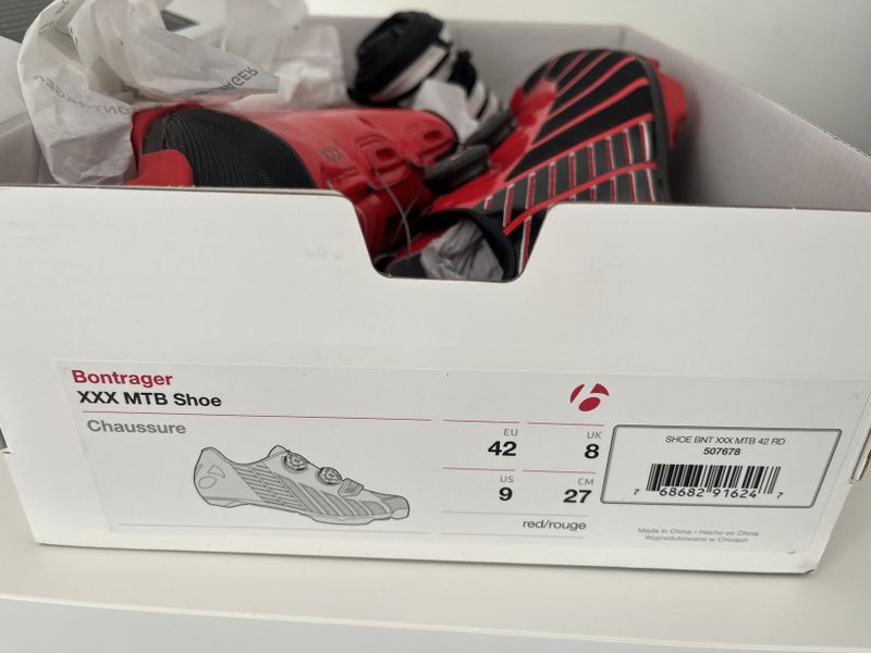 nové MTB tretry Bontrager XXX vel 42