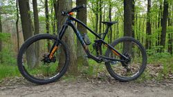 Canyon Strive 27,5 karbon - vysoké zdvihy - pevná kola - GX eagle - prohlídka u I.P. Pavlova
