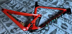Rám GHOST Lector FS Pro Black/Orange + tlumič Rock Shox Sid...+ sedlovka Eighpins