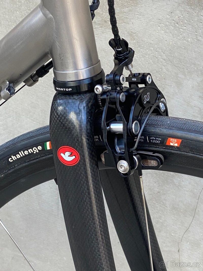 Titanové Custom kolo Cielo Rosso 6,4kg (XL) Použité