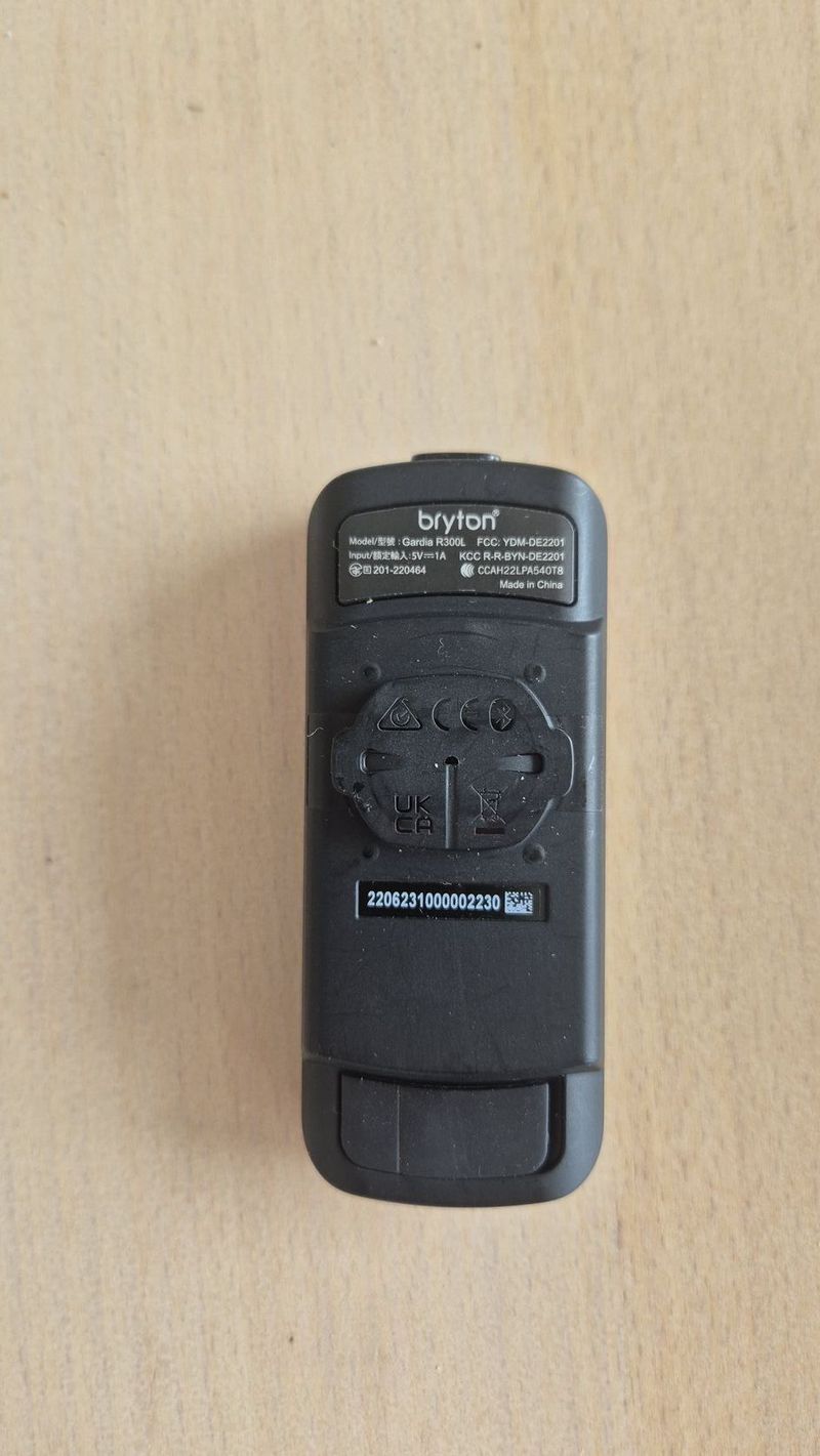 Bryton-Gardia R300 L radar 