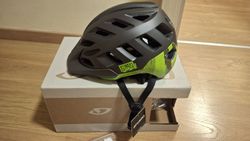GIRO Radix Mat Metalic Black/Lime velikost M, nová
