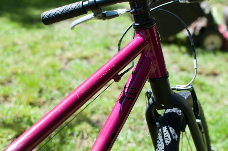Dětské kolo Kubikes 20L růžová glazura 1x8