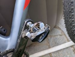 SPD pedály Shimano XT s titanovými osami - 290g