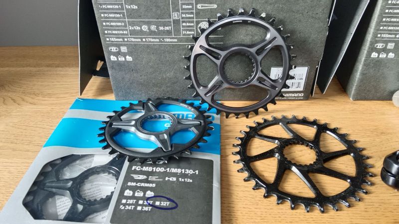 kliky a převodníky SHIMANO XTR XT 1x12 2x12