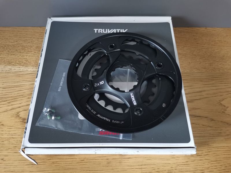 nový převodník TruvativSRAM MTB GXP 2x10 22 36T zubů a roztečí 64 104 BCD Materiál 7075-T6 aluminium
