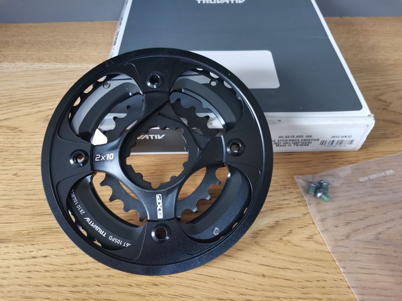 nový převodník TruvativSRAM MTB GXP 2x10 22 36T zubů a roztečí 64 104 BCD Materiál 7075-T6 aluminium