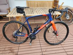 ROCK MACHINE Gravelride CRB 700, Gloss Metallic Navy/Silver/Orange