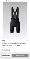 Nové dámské cyklistické kraťasy Gobik L