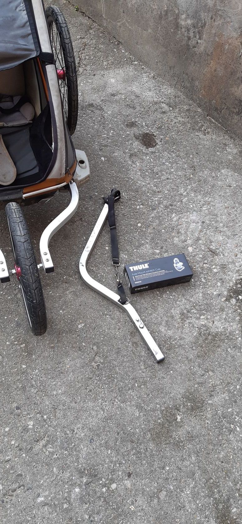 CHARIOT CX 1 - odpružený dětský vozík za kolo