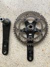 Kliky Campagnolo Super record 11s, OEM Fulcrum, 175mm, 50/36. Včetně misek