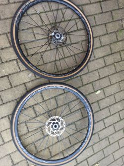 Set Mavic Ksyrium disc s pneu Tufo Speedero
