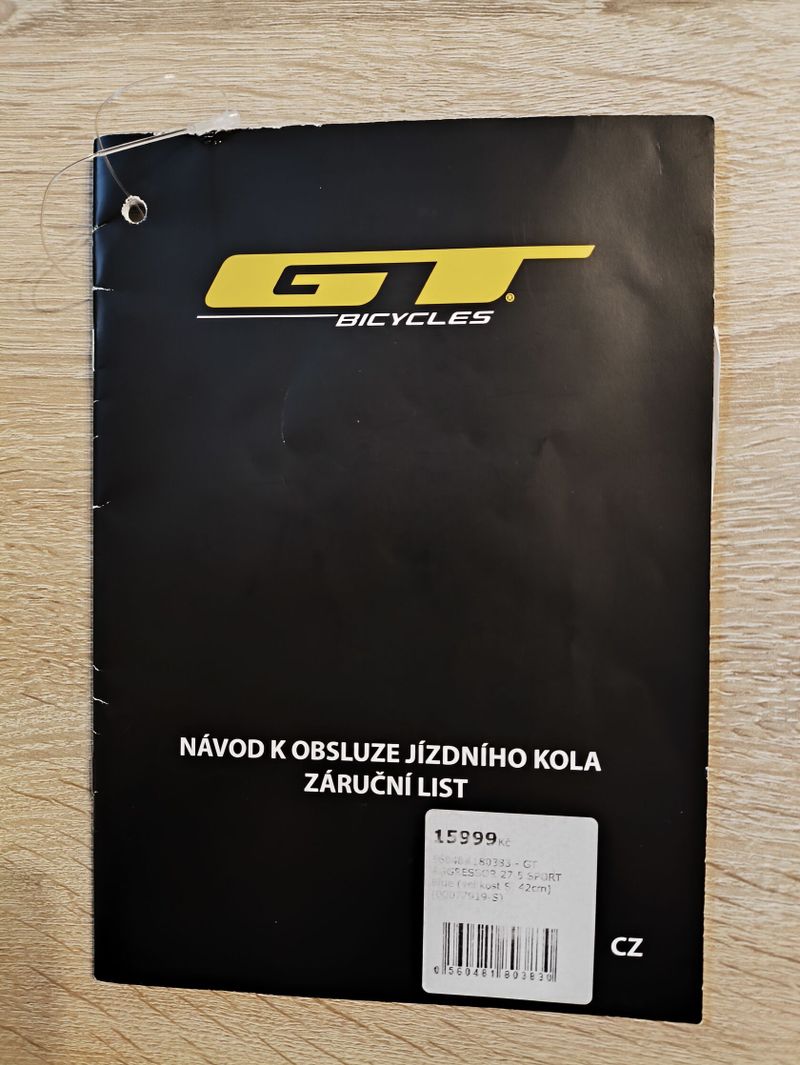 Jízdní kolo GT Agressor vel. S