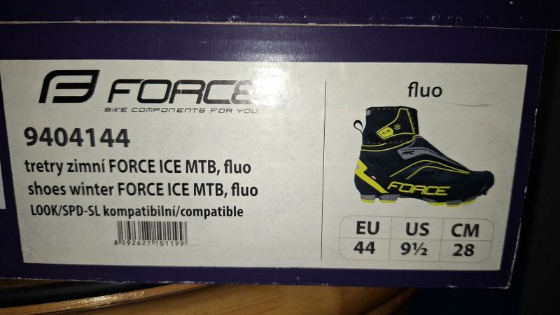Zimní Tretry Force Ice MTB Fluo 44 (28cm)