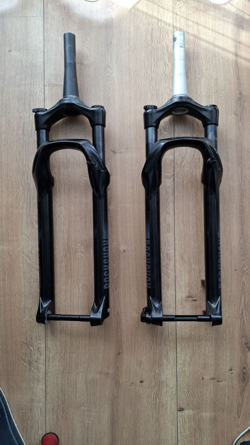 PRODÁM 2ks vidlice Rock Shox Judy 29, 100mm, 28 děr, BOOST. Cena za 1 kus