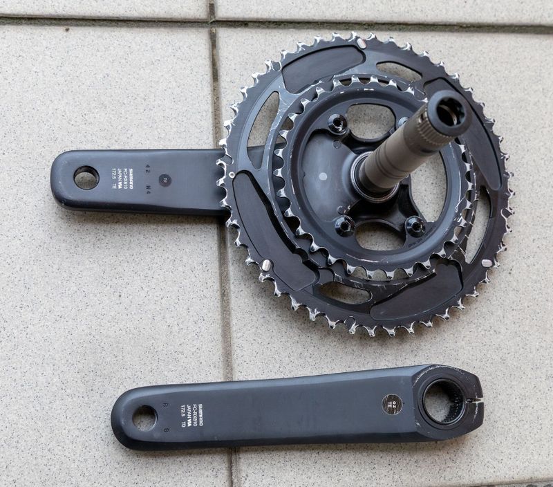 Kliky Shimano GRX FC-RX810 2x11 48/31 172.5mm - zamluveno