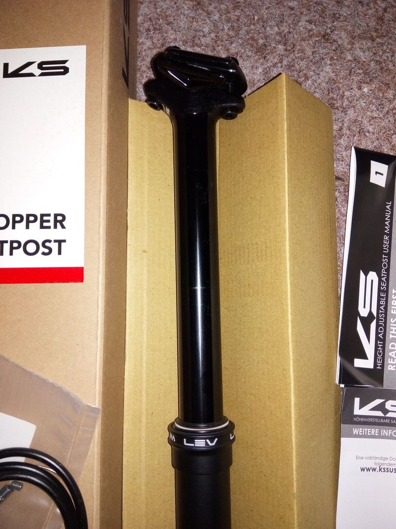 Nová sedlovka Kind Shock LEV Integra 31,6mm, 480/175mm