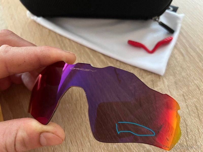 Oakley Radar EV 920805 polished white/Prizm road