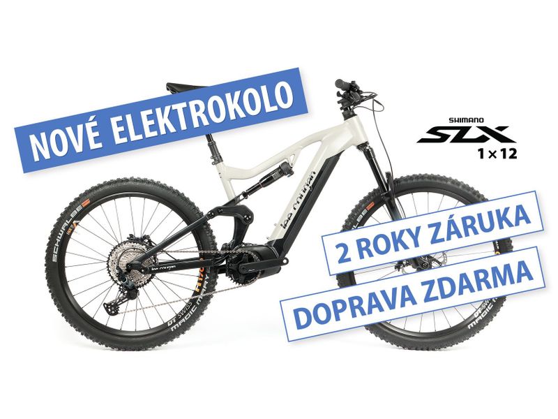 Nové celoodpruž. elektrokolo MTB 29" Lee Cougan E-Quest SHIMANO SLX 1x12 (vel. S/M/L) - více barev