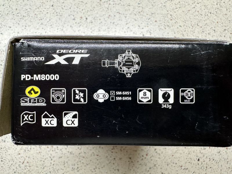 Pedály SPD Shimano Deore XT PD-M8000