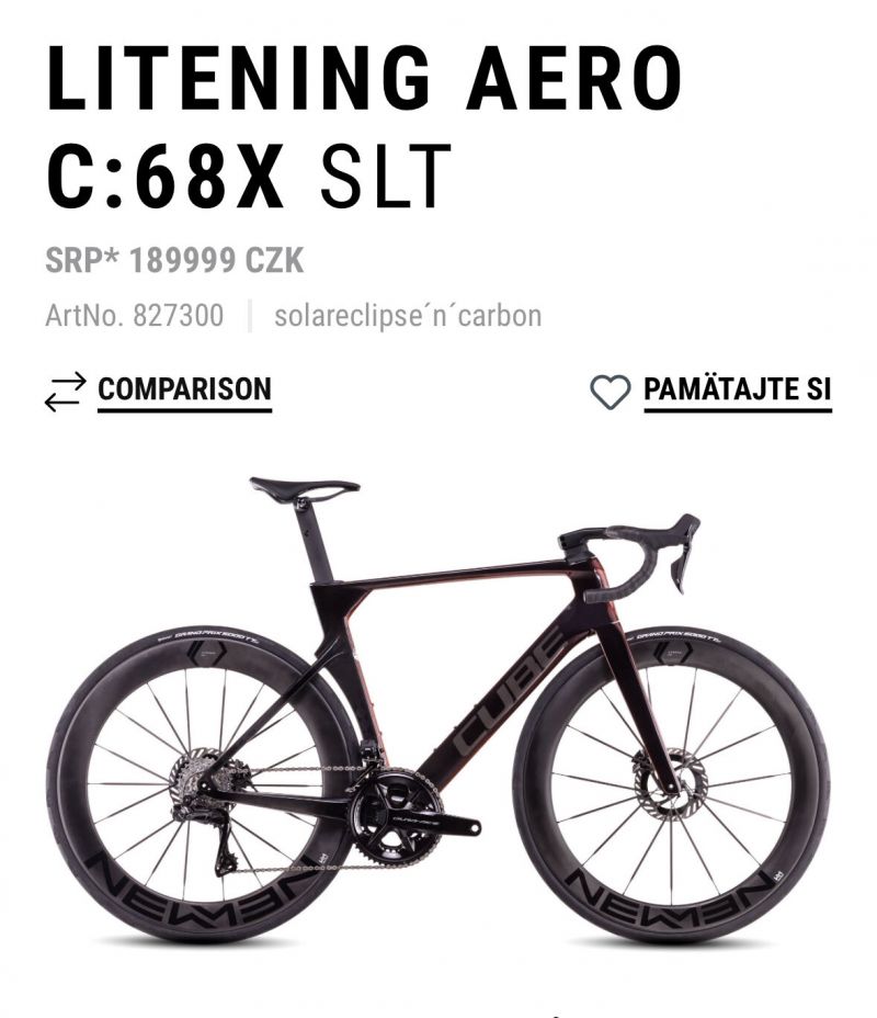 Litening Aero c68x SLT - 56 (172-183cm)