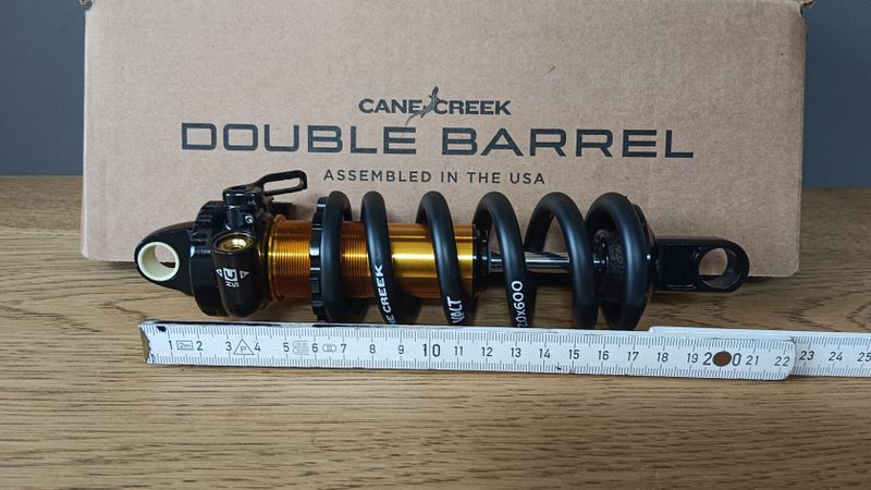 tlumič pružinový Cane Creek Double Barrel Coil IL (BLACK) - 210-52,5mm