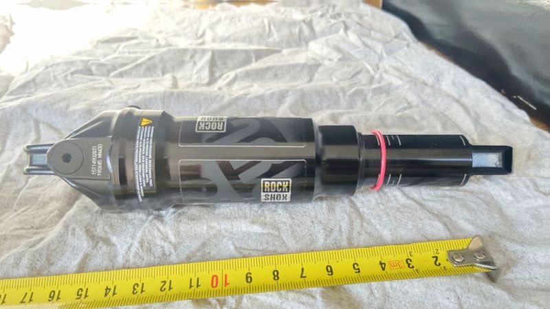 tlumiče 190mm FOX, DTswiss, Rockschox