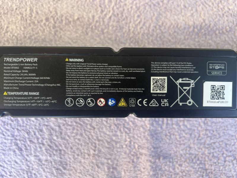 Baterie Canyon Shimano Steps 900 Wh