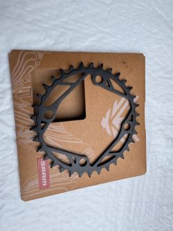 Převodník SRAM EAGLE T-Type Flat top, 104mm BCD, 12s, černá ocel, 34t