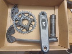 Kliky SRAM GX Eagle T-Type Q174 DUB MTB Wide 12s 32z Dark Polar- 175mm