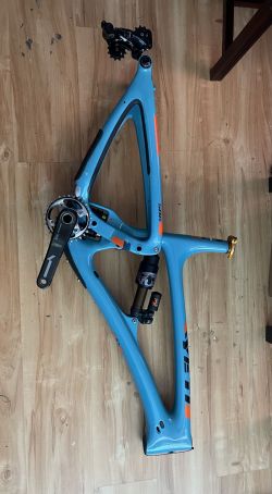 Rámová sada Yeti SB6c TURQ velkost L na kola 27,5
