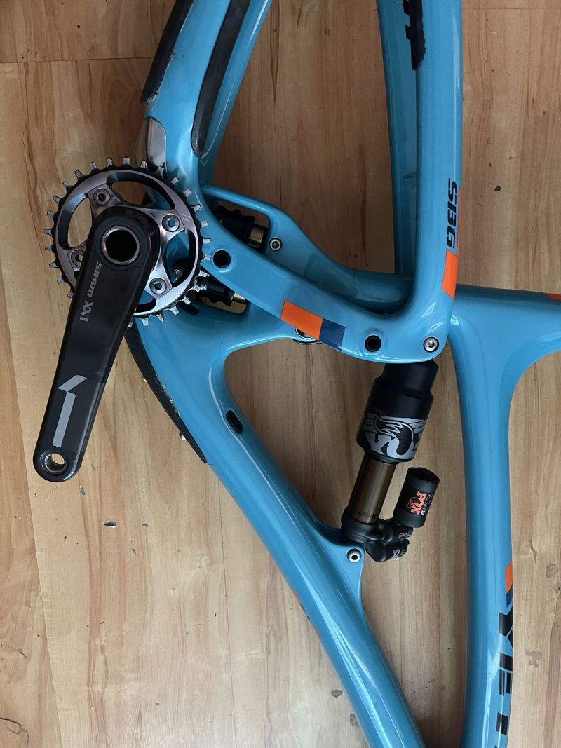 Rámová sada Yeti SB6c TURQ velkost L na kola 27,5