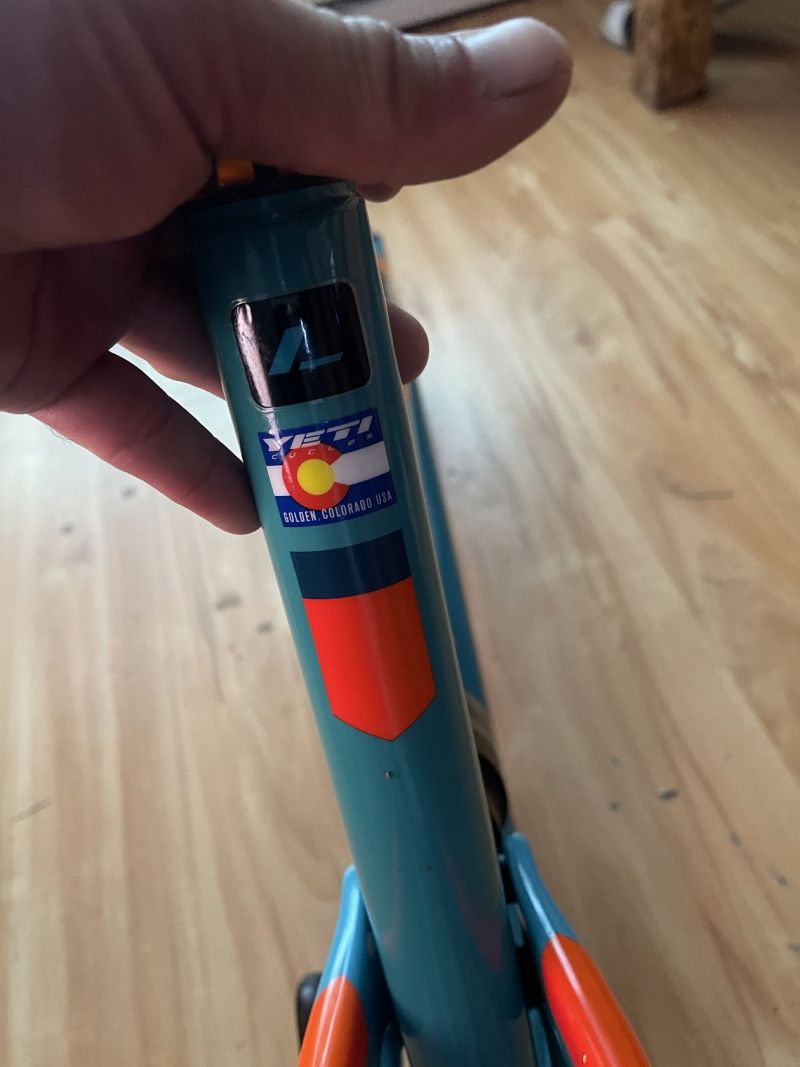 Rámová sada Yeti SB6c TURQ velkost L na kola 27,5