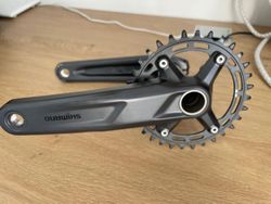 Kliky Shimano MT512-1, boost, řetězová linka 55mm, délka 170mm, 32z