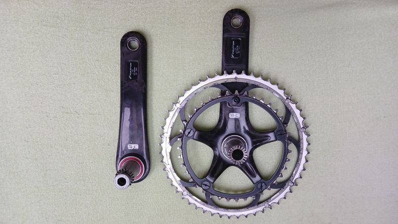 Prodám karbonové kliky FULCRUM RACING TORQ 10S, 175 mm, 53x39.