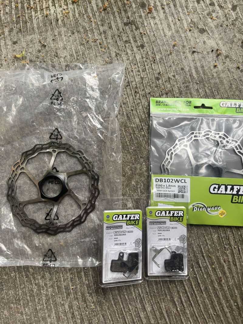 2x Kotouče Galfer 160mm + 2x destičky