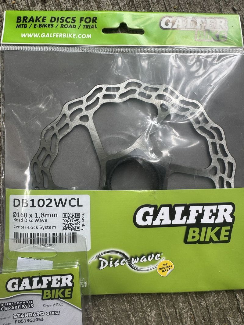 2x Kotouče Galfer 160mm + 2x destičky