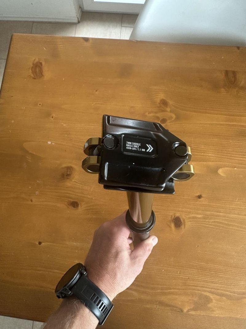 Teleskopická sedlovka FOX TRANSFER, Kashima, 150mm, 31,6