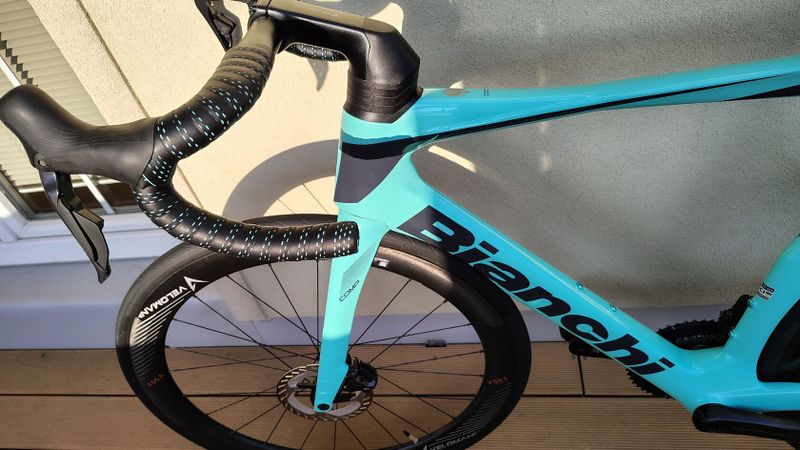 Bianchi Oltre Comp, Ultegra 12s Di2, Velomann V50R, 782km