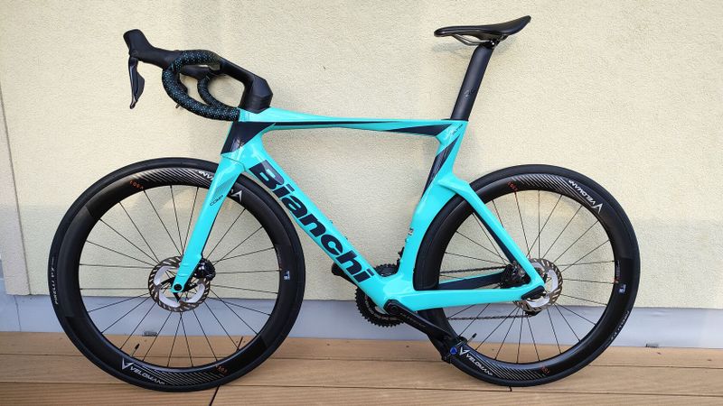 Bianchi Oltre Comp, Ultegra 12s Di2, Velomann V50R, 782km