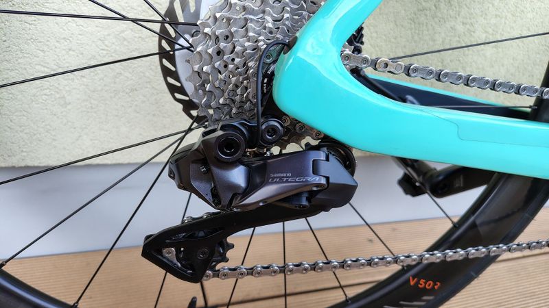Bianchi Oltre Comp, Ultegra 12s Di2, Velomann V50R, 782km