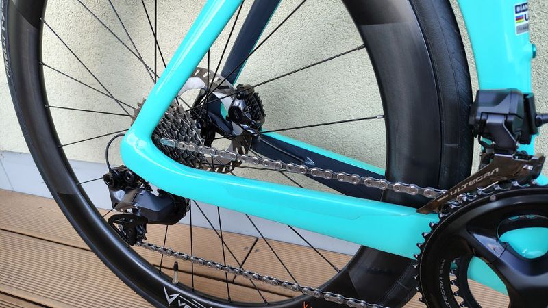 Bianchi Oltre Comp, Ultegra 12s Di2, Velomann V50R, 782km