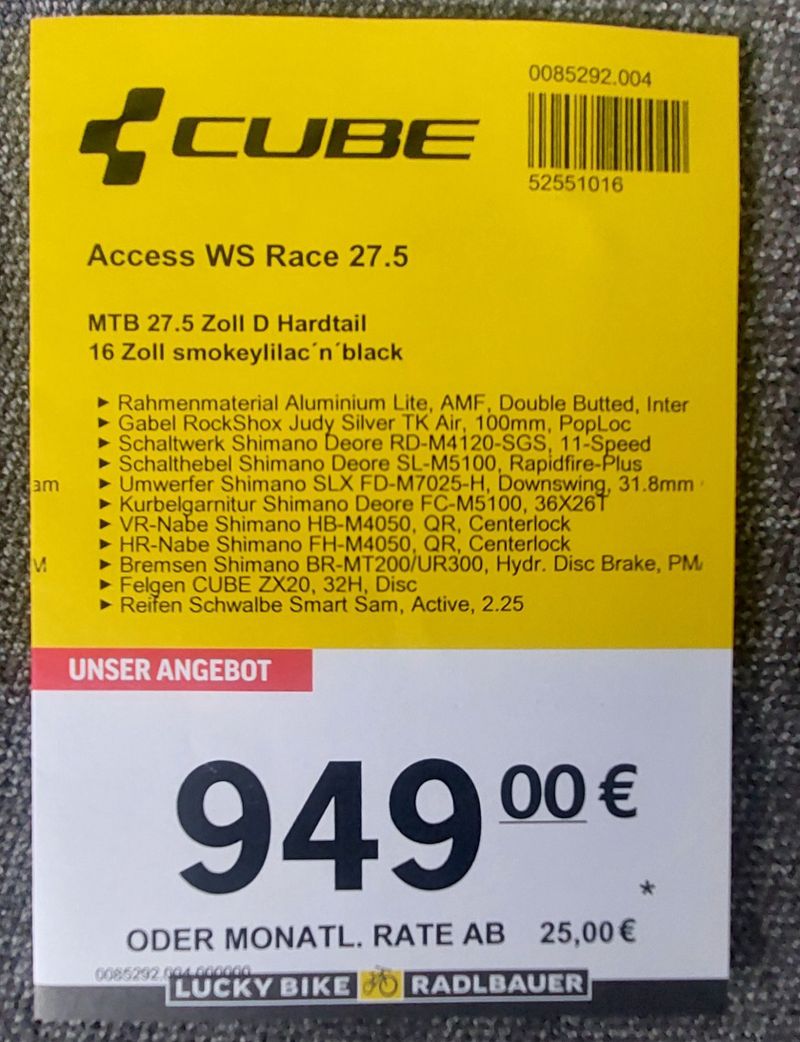 Cube Axess WS Race 